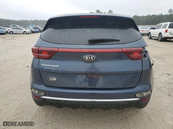 2022 Kia Sportage LX with VIN KNDPM3AC5N7006257, listed as a Copart auction lot 44498815 with 89,781 mi miles and Salvage Title. Bid and sale history available at carsss.com. Image 6.