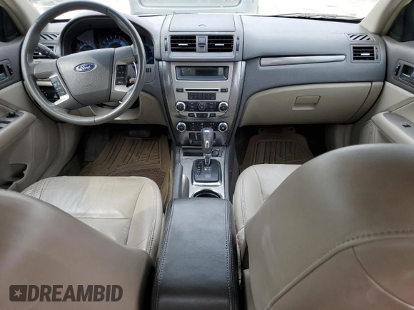 2010 Ford Fusion SEL with VIN 3FAHP0JA9AR332208, listed as a Copart auction lot 53726425 with 214,015 mi miles and Salvage Title. Bid and sale history available at carsss.com. Image 8.