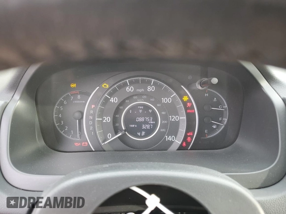 2012 Honda CR-V EX-L with VIN JHLRM4H75CC023090, listed as a Copart auction lot 50134375 with 88,753 mi miles and Salvage Title. Bid and sale history available at DreamBid. Image 9.