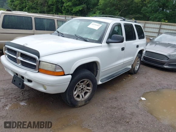 2003 Dodge Durango SLT z VIN 1D4HS48N63F597227, wystawiony jako IAAI lot #42376919 z przebiegiem 291 371 mil mil oraz . Historia ofert i sprzedaży dostępna na DreamBid. Obrazek 2.