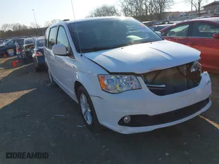 2019 Dodge Grand Caravan SXT with VIN 2C4RDGCG1KR672042, listed as a IAAI auction lot 41213183 with 160,019 mi miles. Bid and sale history available at carsss.com. Image 1.
