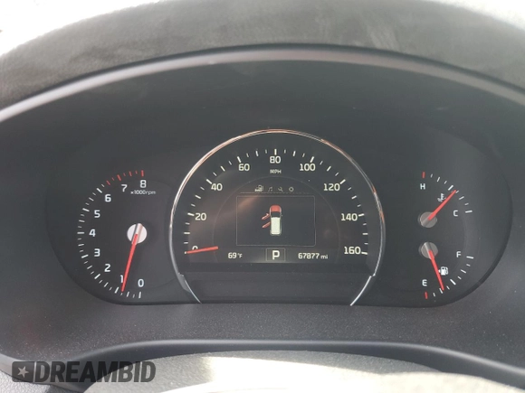 2018 Kia Sorento EX with VIN 5XYPHDA51JG347745, listed as a Copart auction lot 53273635 with 67,877 mi miles and Salvage title. Bid and sale history available at DreamBid. Image 9.