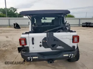 2018 Jeep Wrangler Unlimited Sport with VIN 1C4HJXDG5JW116017, listed as a Copart auction lot 60175975 with 56,055 mi miles and Salvage title. Bid and sale history available at DreamBid. Image 6.