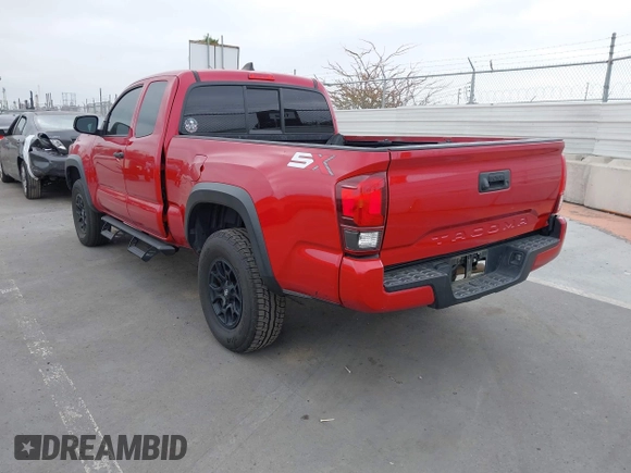 2020 Toyota Tacoma SR with VIN 3TYRX5GNXLT005469, listed as a IAAI auction lot 42267836 with 84,628 mi miles and . Bid and sale history available at DreamBid. Image 3.