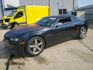 2015 Chevrolet Camaro LT z VIN 2G1FD1E3XF9215366, wystawiony jako Copart lot #61653684 z przebiegiem 117 907 mil mil oraz Szkoda całkowita • Salvage title. Historia ofert i sprzedaży dostępna na DreamBid. Obrazek 1.