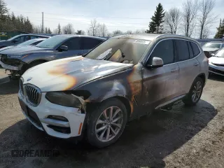 2018 BMW X3 xDrive30i with VIN 5UXTR9C57JLC77356, listed as a Copart auction lot 50985365 with 0 mi miles and Non Repairable. Bid and sale history available at carsss.com. Image 1.