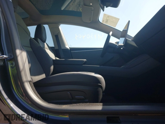 2024 Tesla Model 3 with VIN 5YJ3E1EA6RF728507, listed as a IAAI auction lot 41730403 with 17,563 mi miles and . Bid and sale history available at DreamBid. Image 5.