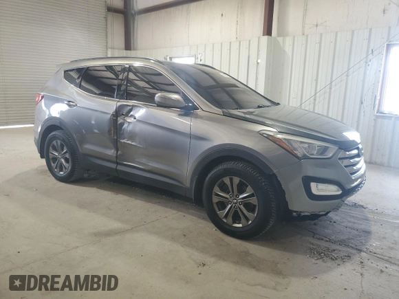 2014 Hyundai Santa Fe with VIN 5XYZUDLB4EG135032, listed as a Copart auction lot 60631295 with 126,704 mi miles and Clean title. Bid and sale history available at DreamBid. Image 4.