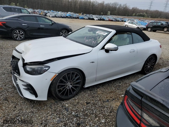 2022 Mercedes-Benz E-Class AMG E 53 with VIN W1K1K6BB9NF175681, listed as a Copart auction lot 45653754 with 14,689 mi miles and Salvage Title. Bid and sale history available at carsss.com. Image 1.