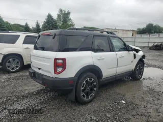 2023 Ford Bronco Sport Outer Banks with VIN 3FMCR9C68PRD71887, listed as a Copart auction lot 61337695 with 28,508 mi miles and Salvage title. Bid and sale history available at DreamBid. Image 3.