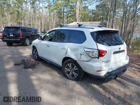 2018 Nissan Pathfinder SL with VIN 5N1DR2MN2JC613242, listed as a IAAI auction lot 41905624 with 126,529 mi miles. Bid and sale history available at carsss.com. Image 3.