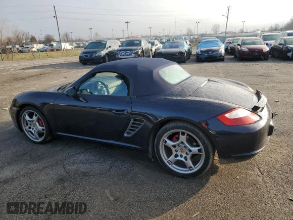 2006 Porsche Boxster S with VIN WP0CB29886U730140, listed as a Copart auction lot 85771744 with 73,188 mi miles and Clean title. Bid and sale history available at DreamBid. Image 2.