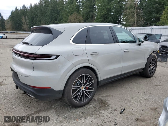 2024 Porsche Cayenne S with VIN WP1AL2AY3RDA34658, listed as a Copart auction lot 49486945 with 5,129 mi miles and Salvage title. Bid and sale history available at DreamBid. Image 3.