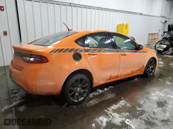 2013 Dodge Dart SXT with VIN 1C3CDFBA0DD345994, listed as a Copart auction lot 45966965 with 182,290 mi miles and Salvage Title. Bid and sale history available at carsss.com. Image 3.