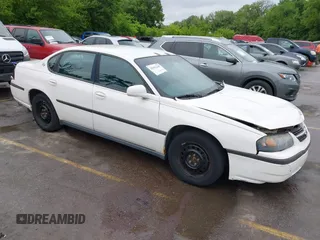 2003 Chevrolet Impala z VIN 2G1WF52E039383388, wystawiony jako IAAI lot #42292147 z przebiegiem 162 382 mil mil oraz . Historia ofert i sprzedaży dostępna na DreamBid. Obrazek 1.