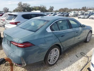 2024 BMW 5 Series 530i with VIN WBA43FJ06RCP78807, listed as a Copart auction lot 76187984 with 2,692 mi miles and Non Repairable. Bid and sale history available at carsss.com. Image 3.