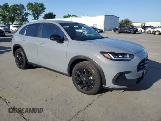 2024 Honda HR-V Sport with VIN 3CZRZ1H59RM751315, listed as a Copart auction lot 52126315 with 14,897 mi miles and Salvage title. Bid and sale history available at DreamBid. Image 4.
