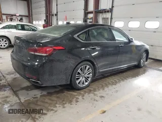 2018 Genesis G80 3.8L with VIN KMHGN4JE4JU232110, listed as a IAAI auction lot 41425938 with 108,170 mi miles. Bid and sale history available at carsss.com. Image 4.