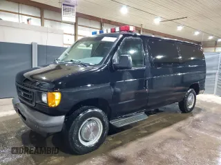2006 Ford Econoline Passenger XL with VIN 1FBNE31L06DA23933, listed as a Copart auction lot 44240635 with 143,651 mi miles and Clean Title. Bid and sale history available at carsss.com. Image 1.
