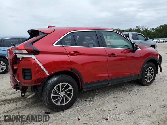 2024 Mitsubishi Eclipse Cross ES with VIN JA4ATUAAXRZ047520, listed as a Copart auction lot 73938724 with 7,563 mi miles and Salvage title. Bid and sale history available at DreamBid. Image 3.