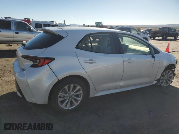 2024 Toyota Corolla SE with VIN JTND4MBE1R3214282, listed as a Copart auction lot 75225854 with Not Provided miles and Salvage Title. Bid and sale history available at DreamBid. Image 3.
