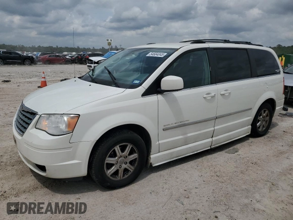 2010 Chrysler Town & Country Touring with VIN 2A4RR5D14AR129955, listed as a Copart auction lot 54684045 with 113,086 mi miles and Salvage Title. Bid and sale history available at DreamBid. Image 1.