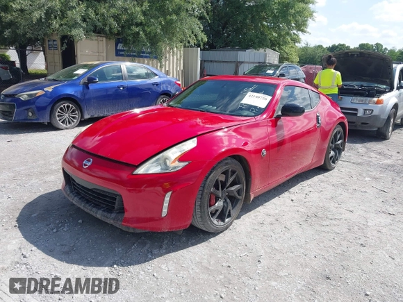 2015 Nissan 370Z Sport with VIN JN1AZ4EH1FM444122, listed as a IAAI auction lot 42140720 with Not Provided miles and . Bid and sale history available at DreamBid. Image 2.