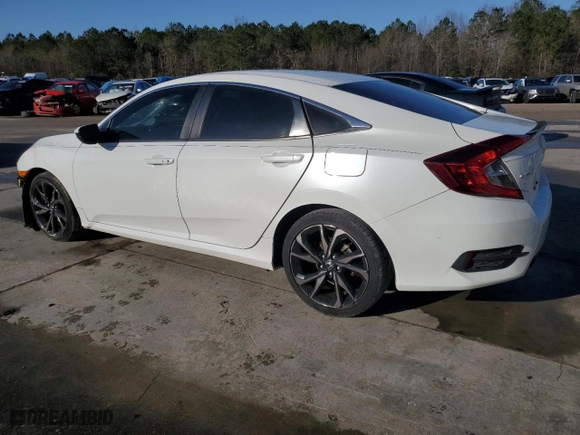2021 Honda Civic Sedan Sport with VIN 19XFC2F85ME000096, listed as a Copart auction lot 43478245 with 49,890 mi miles and Clean Title. Bid and sale history available at carsss.com. Image 2.