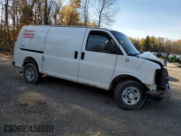 2010 Chevrolet Express Cargo with VIN 1GCZGFBA4A1125414, listed as a Copart auction lot 76663274 with Not provided miles and Salvage title. Bid and sale history available at DreamBid. Image 4.