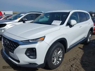 2019 Hyundai Santa Fe SE with VIN 5NMS23AD3KH070603, listed as a IAAI auction lot 41760416 with 62,676 mi miles. Bid and sale history available at carsss.com. Image 2.