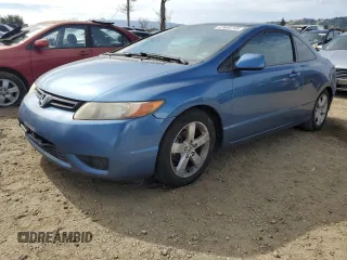 2006 Honda Civic Cpe EX with VIN 2HGFG12876H529045, listed as a Copart auction lot 47685745 with 212,078 mi miles and Clean Title. Bid and sale history available at carsss.com. Image 1.