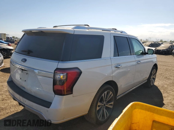 2020 Ford Expedition Platinum with VIN 1FMJU1MT3LEA44368, listed as a Copart auction lot 73196644 with 76,256 mi miles and Salvage Title. Bid and sale history available at carsss.com. Image 3.