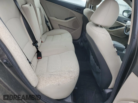 2015 Kia Optima LX with VIN 5XXGM4A70FG361516, listed as a Copart auction lot 58565875 with 108,041 mi miles and Salvage title. Bid and sale history available at DreamBid. Image 10.