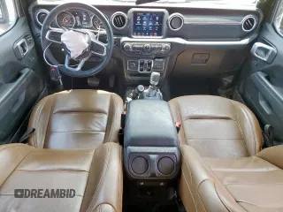 2020 Jeep Gladiator Overland with VIN 1C6HJTFG9LL217966, listed as a Copart auction lot 59424545 with 61,407 mi miles and Salvage title. Bid and sale history available at DreamBid. Image 8.