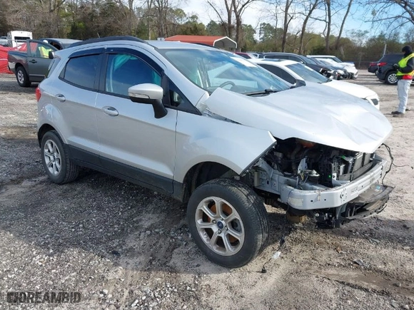 2021 Ford EcoSport SE with VIN MAJ3S2GE6MC447527, listed as a IAAI auction lot 41608187 with NaN miles. Bid and sale history available at carsss.com. Image 1.