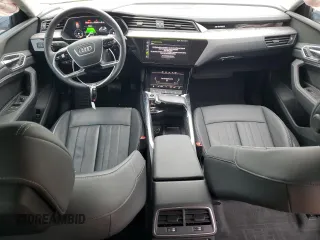 2022 Audi e-tron Premium with VIN WA1AAAGE4NB042461, listed as a Copart auction lot 83235624 with 10,991 mi miles and Salvage title. Bid and sale history available at DreamBid. Image 8.
