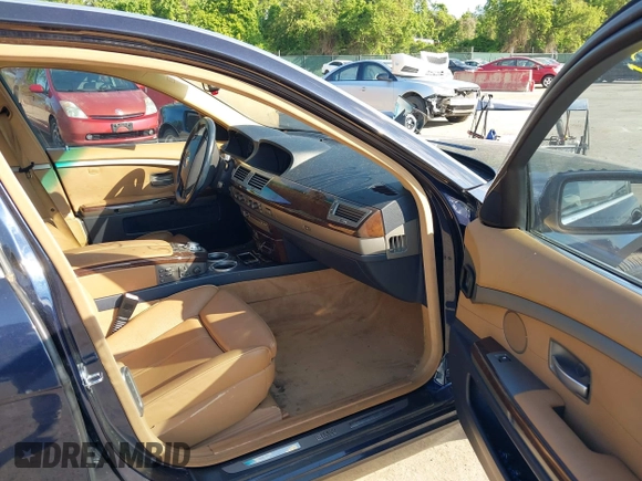 2005 BMW 7 Series 745Li with VIN WBAGN63515DS58163, listed as a IAAI auction lot 42133398 with 108,877 mi miles and . Bid and sale history available at DreamBid. Image 5.