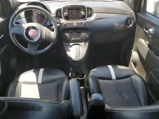 2017 FIAT 500e with VIN 3C3CFFGE0HT600746, listed as a Copart auction lot 55964925 with 30,465 mi miles and Salvage title. Bid and sale history available at DreamBid. Image 8.