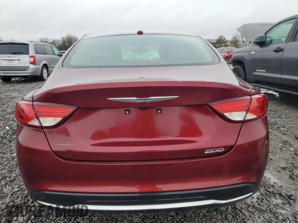 2015 Chrysler 200 Limited with VIN 1C3CCCAB1FN677130, listed as a Copart auction lot 44717955 with 170,880 mi miles and Salvage Title. Bid and sale history available at carsss.com. Image 6.