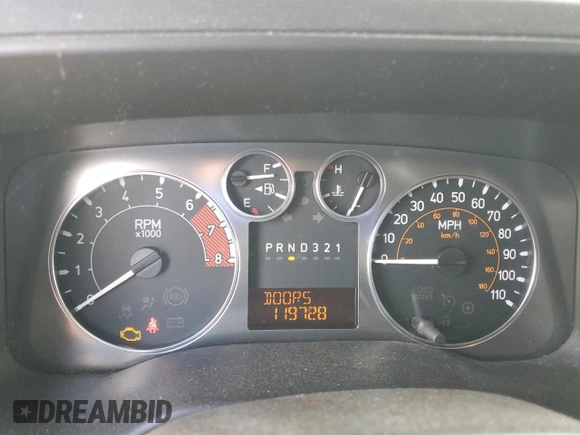 2008 Hummer H3 SUV with VIN 5GTEN13E188198551, listed as a Copart auction lot 75030714 with 119,728 mi miles and Clean Title. Bid and sale history available at carsss.com. Image 9.