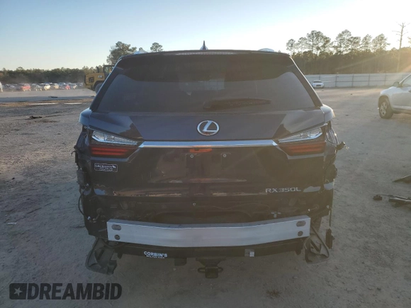 2018 Lexus RX with VIN JTJGZKCA3J2002512, listed as a Copart auction lot 88837225 with 58,709 mi miles and Salvage Title. Bid and sale history available at carsss.com. Image 6.