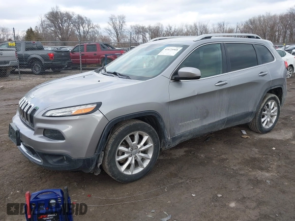 2016 Jeep Cherokee High Altitude with VIN 1C4PJLDB6GW229136, listed as a IAAI auction lot 41675568 with 146,533 mi miles. Bid and sale history available at carsss.com. Image 21.