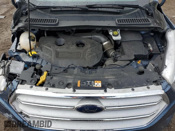2018 Ford Escape Titanium with VIN 1FMCU0J91JUC57933, listed as a Copart auction lot 53152635 with 47,244 mi miles and Salvage title. Bid and sale history available at DreamBid. Image 12.