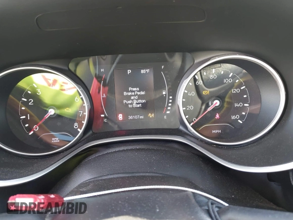 2020 Jeep Compass Latitude w/Sun/Safety Pkg with VIN 3C4NJCBB1LT224727, listed as a IAAI auction lot 41683813 with 36,107 mi miles. Bid and sale history available at carsss.com. Image 15.