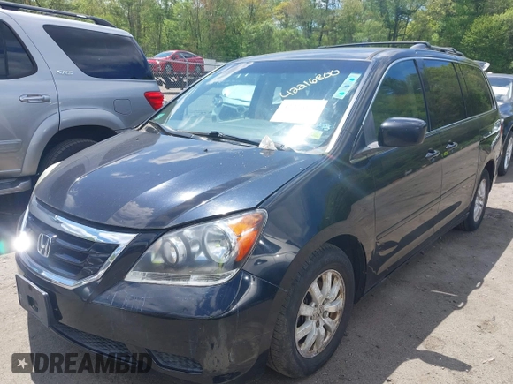 2008 Honda Odyssey EX-L with VIN 5FNRL38798B110317, listed as a IAAI auction lot 42216800 with 268,079 mi miles and . Bid and sale history available at carsss.com. Image 2.