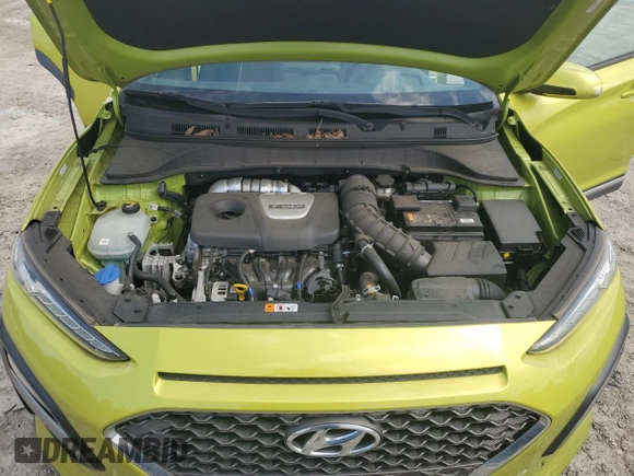 2020 Hyundai Kona Ultimate with VIN KM8K53A50LU480507, listed as a Copart auction lot 62799814 with 19,403 mi miles and Salvage Title. Bid and sale history available at carsss.com. Image 11.