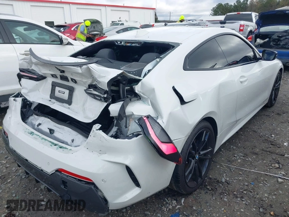 2023 BMW 4 Series 430i с VIN WBA53AP04PCL93614, выставлен на аукционе IAAI как лот 40875598 с пробегом 10 883 миль миль и . История ставок и продаж доступна на DreamBid. Изображение 4.