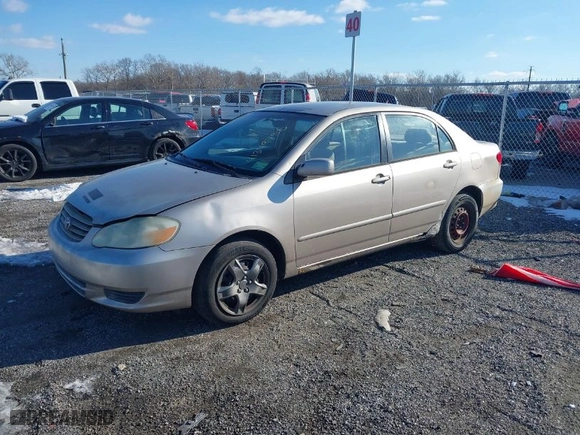 2003 Toyota Corolla CE with VIN 1NXBR32E03Z182526, listed as a IAAI auction lot 41349736 with NaN miles. Bid and sale history available at carsss.com. Image 2.