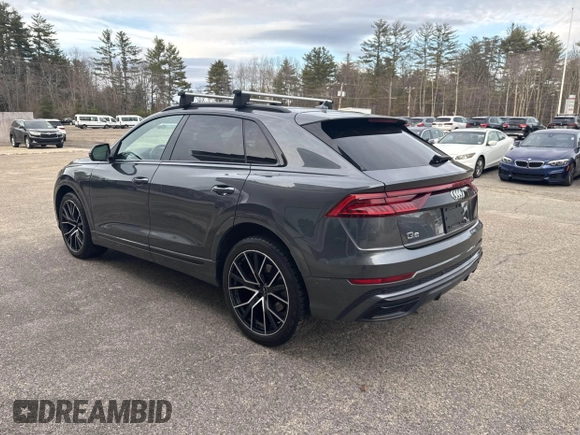 2019 Audi Q8 Premium Plus with VIN WA1EVAF10KD015763, listed as a IAAI auction lot 41925195 with 134,540 mi miles. Bid and sale history available at carsss.com. Image 3.