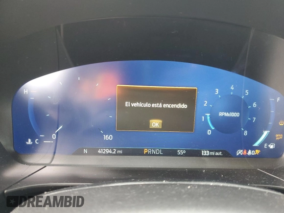 2021 Ford Escape Titanium with VIN 1FMCU9J98MUA73257, listed as a Copart auction lot 74838394 with 41,294 mi miles and Salvage Title. Bid and sale history available at carsss.com. Image 9.